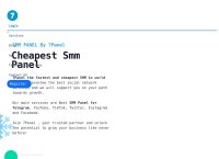 SMM Panel | Cheapest Smm Panel | Reseller SMM Panel | 7Panel
