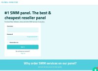 Global-SMM: The best and cheapest provider, prices are lower than competitors, buy directly from the supplier.