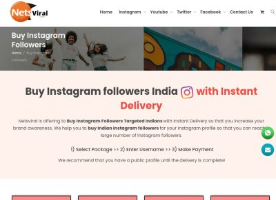 Buy Instagram followers India Get Instantly Followers 