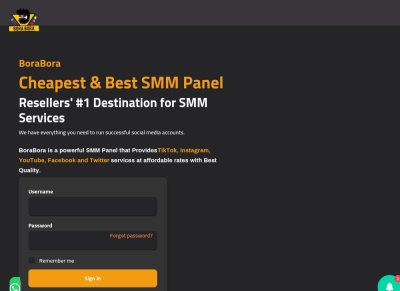 SMM Panel | best and cheapest SMM In India | BoraBora 