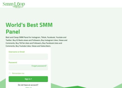 Smmloop.com - World's Best SMM Panel