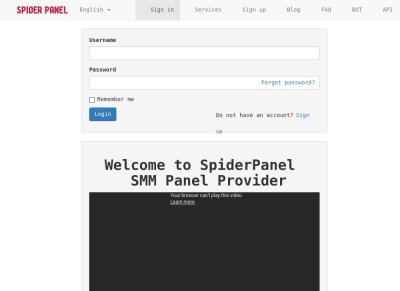SpiderPaneL - Free & Cheap Best SMM Panel 2022