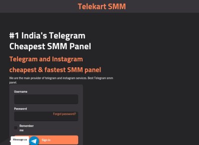 Telekart SMM - Telegram SMM Panel | Telegram Reseller Panel